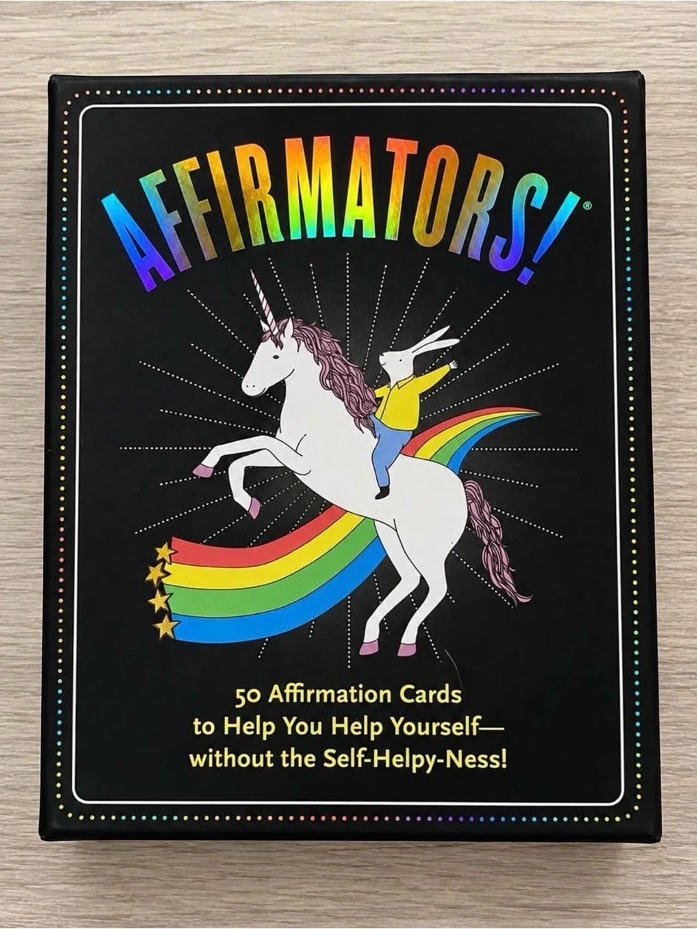 Knock Affirmators! 50 Affirmation Cards Deck